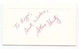 Steve Huntz Signed Card Autographed Baseball MLB Roger Harris Collection