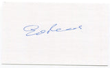 Ed Roebuck Signed 3x5 Index Card Autographed MLB Baseball Brooklyn Dodgers