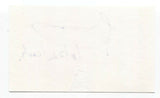Jerry Ciccoritti Signed 3x5 Index Card Autograph Signature Director