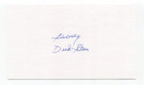 Dick Starr Signed 3x5 Index Card Autographed MLB Baseball New York Yankees