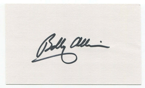 Bobby Allison Signed 3x5 Index Card Autographed Signature NASCAR Driver