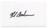 Rob Andrews Signed 3x5 Index Card Autographed Signature Houston Astros MLB