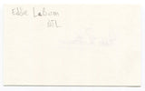 Eddie LeBaron Signed 3x5 Index Card Autographed NFL Football Dallas Cowboys