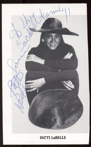 Patti LaBelle Signed Photo Vintage Autographed from 1991 AUTO