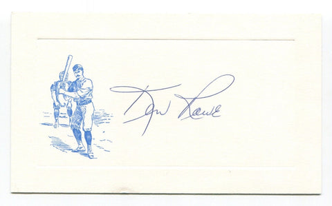 Ken Rowe Signed Card Autograph MLB Baseball Roger Harris Collection