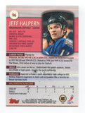 2000 Topps Jeff Halpern Signed Card Hockey NHL Autograph AUTO #96