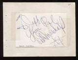 Peter Marshall Signed Album Page Inscribed "To Jeff" Vintage Autographed in 1978