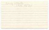 Johnny Antonelli Signed 3x5 Index Card Autographed Boston Braves 6x All-Star