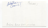 The Mahones - Andrew Brown Signed 3x5 Index Card Autographed Signature Band