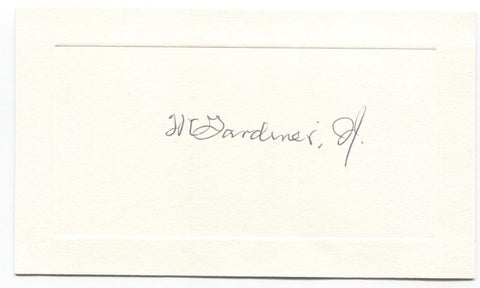Harold C. Gardiner Signed Card Autographed Signature Author 