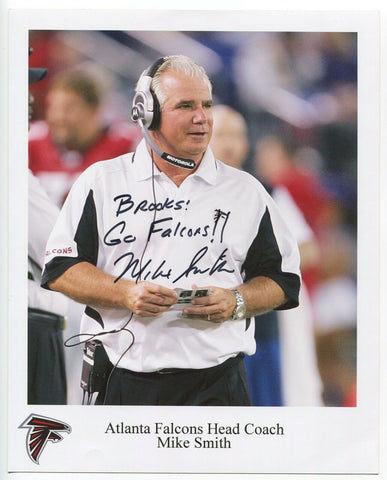 Mike Smith Signed 8x10 Photo Autographed Atlanta Falcons Football Coach