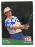 1991 Pro Set PGA Golf Larry Rinker Signed Card Autographed Signature #6