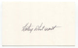 Kathy Whitworh Signed 3x5 Index Card Autograph Golf LPGA World Golf Hall of Fame