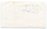 Aaron Felske Signed 3x5 Index Card Autographed Actor Fosse