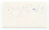 Mike Figgis Signed 3x5 Index Card Autograph Signature Director Leaving Las Vegas