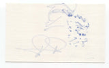 Richard Pace Signed 3x5 Index Card Autographed Comic Artist Sketch of Pitt