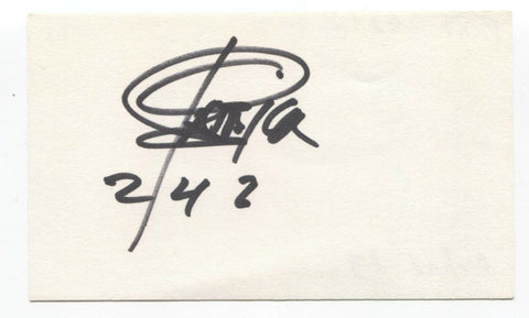 Front 242 - Richard Jonckheere Signed 3x5 Index Card Autographed Richard23