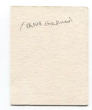 Olive Remington Goldman Signed Card Autographed Signature UN