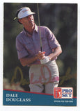 1991 Pro Set PGA Tour Golf Dale Douglass Signed Card Autographed #202