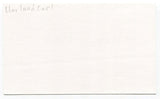 Harland Carl Signed 3x5 Index Card Autographed NFL Football Chicago Bears