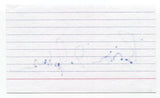 Brian D. Johnson Signed 3x5 Index Card Autograph Signature Journalist Filmmaker