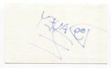 Dave Ziemba Signed 3x5 Index Card Autographed Signature The Salads