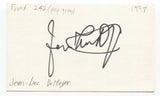 Front 242 - Jean-Luc De Meyer Signed 3x5 Index Card Autographed Signature