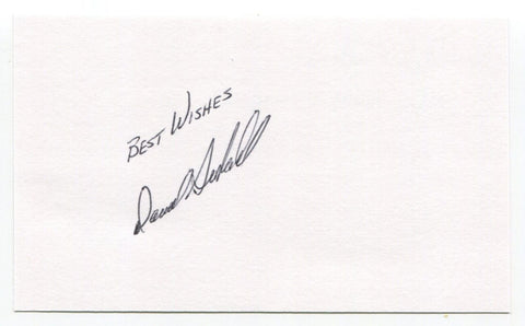 Darrell Sutherland Signed 3x5 Index Card Autographed Baseball MLB New York Mets