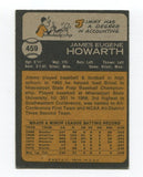 1973 Topps Jimmy Howarth Signed Baseball Card Autographed AUTO #459