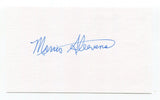 Morrie Steevens Signed 3x5 Index Card Autographed MLB Baseball Chicago Cubs