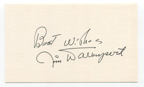 Jim Devenport Signed Index Card Autographed Baseball MLB San Francisco Giants
