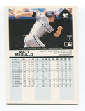 1992 Fleer Matt Merullo Signed Card Baseball Autographed MLB AUTO #90