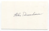 George Cisar Signed 3x5 Index Card Autographed Baseball MLB Brooklyn Dodgers