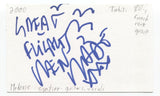 Tahiti 80 Mederic Gontier Signed 3x5 Index Card Autographed Signature