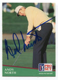 1991 Pro Set PGA Tour Golf Andy North Signed Card Autographed #172