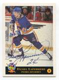 1994 Classic Blue Chip Daniel Laperriere Signed Card Hockey Autograph AUTO #184