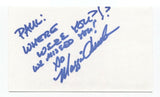 Maggie Cassella Signed 3x5 Index Card Autographed Comedian Actress Degrassi