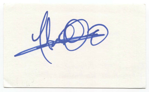 Fab Filippo Signed 3x5 Index Card Autographed Signature Actor