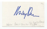 Andrew Davis Signed 3x5 Index Card Autographed Signature Director The Fugitive