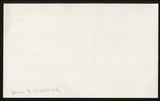 Jeane Kirkpatrick Signed Index Card Autographed Signature Auto 