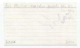Bob Martin Signed 3x5 Index Card Autographed Signature Actor Comedian