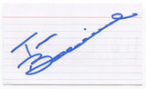 Thomas "Tom" Boerwinkle Signed 3x5 Index Card Autographed NBA