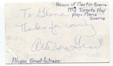 Allison Grant Signed 3x5 Index Card Autographed Signature Actress