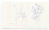 The Poisoned Aeros - Jack Pedlar Signed 3x5 Index Card Autographed Band Drummer