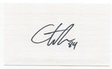Griff Whalen Signed 3x5 Index Card Autographed Football NFL Indianapolis Colts