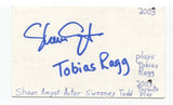 Shaun Amyot Signed 3x5 Index Card Autographed Actor Chicago Hairspray