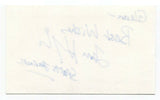 Tom Harrington Signed 3x5 Index Card Autographed Signature Canadian Journalist