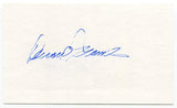 Darold Knowles Signed 3x5 Index Card Autographed MLB Baseball Oakland Athletics