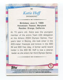 2012 Topps Katie Hoff Signed Card Olympics Swimmer Autographed #88