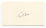 Trevor Wilson Signed 3x5 Index Card Autographed Baseball San Francisco Giants